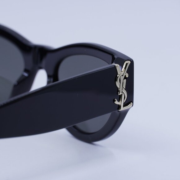 🕶️ New Saint Laurent SLM94 001 Sunglasses - Black Frame, Grey Lenses - Picture 6 of 15